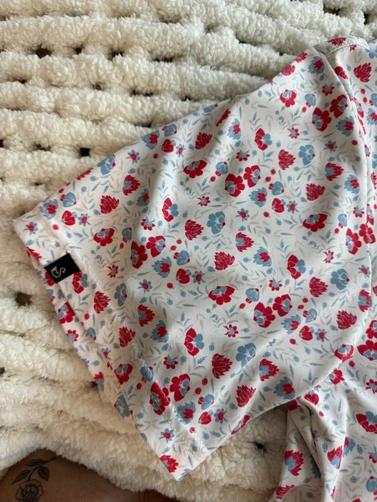 Men's Floral Polo - Picture 3 of 3